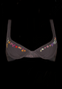 CUSTOM HAND EMBROIDERED FLOWER BRA<strong> FOR RENE WILKINS 2024</strong>