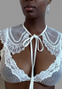 CUSTOM EMBROIDERED SHEER NYLON COLLAR <strong>LONELY LINGERIE 2024</strong>